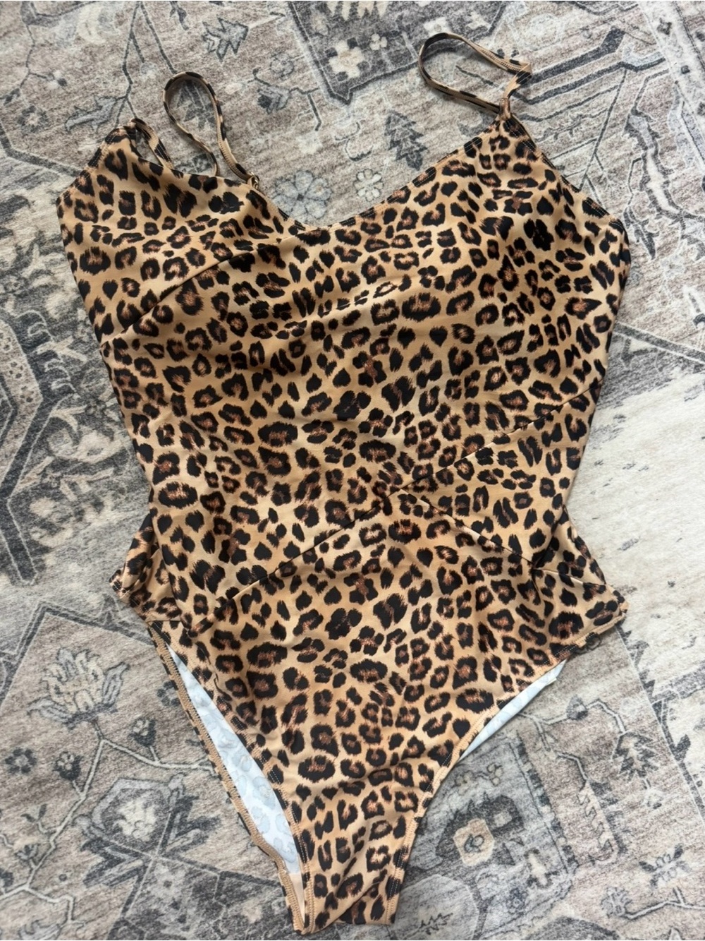 Summersalt Leopard Print One-Piece Swimsuit